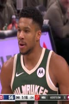 NBA常规赛 雄鹿VS活塞 20240123